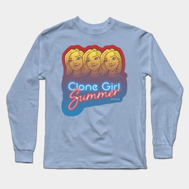 Clone Girl Summer Long Sleeve T-Shirt by How Did This Get Made?